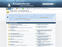 Tablet Screenshot of knoppixforum.de